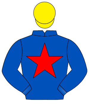 ROYAL BLUE, red star, yellow cap