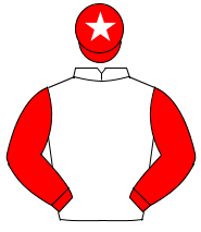WHITE, red sleeves, red cap, white star                                                                                                               