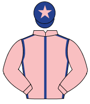 PINK, dark blue seams, pink sleeves, dark blue cap, pink star                                                                                         