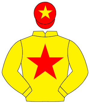 YELLOW, red star, red cap, yellow star