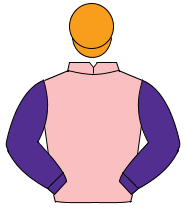 PINK, purple sleeves, orange cap                                                                                                                      