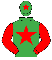EMERALD GREEN, red star & sleeves, red star on cap                                                                                                    