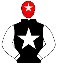 BLACK, white star & sleeves, red cap, white star                                                                                                      