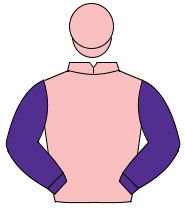 PINK, purple sleeves, pink cap