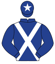 DARK BLUE, white cross sashes, white star on cap                                                                                                      