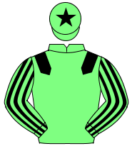 LIGHT GREEN, black epaulettes, striped sleeves, black star on cap                                                                                     
