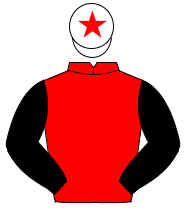 RED, black sleeves, white cap, red star                                                                                                               