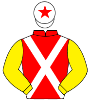 RED, white cross sashes, yellow sleeves, white cap, red star                                                                                          