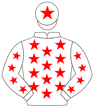 WHITE, red stars, red star on cap