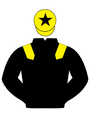BLACK, yellow epaulets, yellow cap, black star