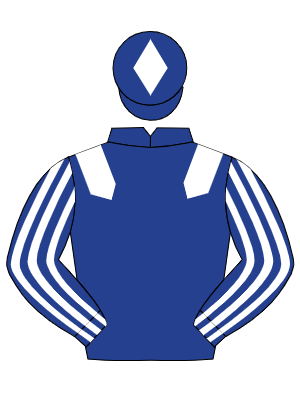 DARK BLUE, white epaulettes, striped sleeves, diamond on cap