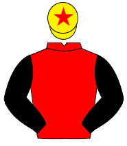 RED, black sleeves, yellow cap, red star                                                                                                              