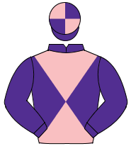 PURPLE & PINK DIABOLO, purple sleeves, quartered cap