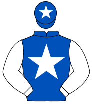 ROYAL BLUE, white star & sleeves, white star on cap                                                                                                   