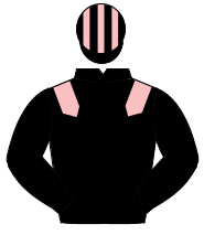 BLACK, pink epaulettes, striped cap                                                                                                                   