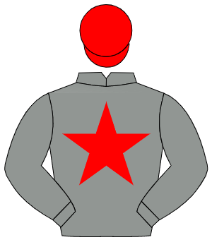 GREY, red star, red cap