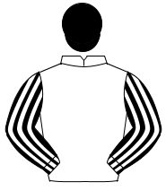 WHITE, black & white striped sleeves, black cap                                                                                                       