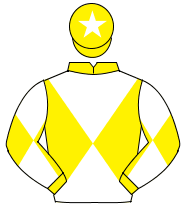 YELLOW & WHITE DIABOLO, yellow cap, white star                                                                                                        