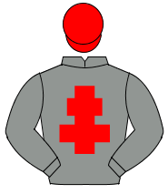 GREY, red cross of lorraine & cap                                                                                                                     