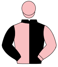 BLACK & PINK HALVED, reversed sleeves, pink cap                                                                                                       