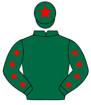 DARK GREEN, red stars on sleeves, red star on cap                                                                                                     