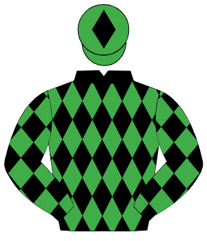 BLACK & EMERALD GREEN DIAMONDS, emerald green cap, black diamond