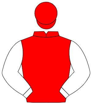 SCARLET, white sleeves, scarlet cap