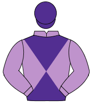 MAUVE & PURPLE DIABOLO, mauve sleeves, purple cap                                                                                                     