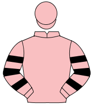 PINK, black hooped sleeves, pink cap                                                                                                                  