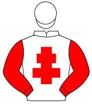 WHITE, red cross of lorraine, red sleeves, white cap                                                                                                  