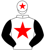 WHITE, red star, black sleeves, white cap, red star                                                                                                   