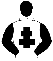WHITE, black cross of lorraine & sleeves, black cap                                                                                                   