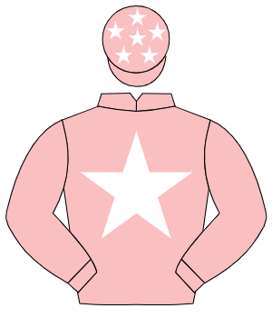 PINK, white star, white stars on cap