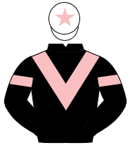BLACK, pink chevron & armlet, white cap, pink star                                                                                                    