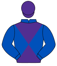 ROYAL BLUE & PURPLE DIABOLO, royal blue sleeves, purple cap                                                                                           