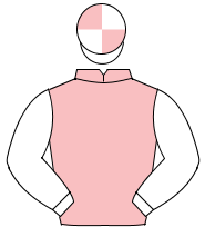 PINK, white sleeves, white & pink quartered cap                                                                                                       