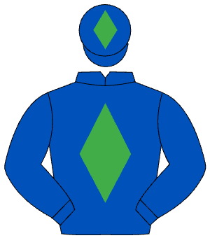 ROYAL BLUE, emerald green diamond, emerald green diamond on cap
