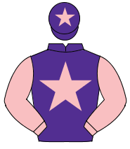 PURPLE, pink star & sleeves, purple cap, pink star                                                                                                    