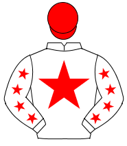 WHITE, red star & stars on sleeves, red cap                                                                                                           