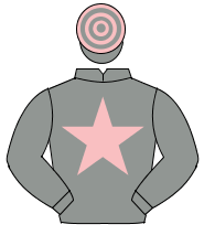 GREY, pink star, hooped cap                                                                                                                           