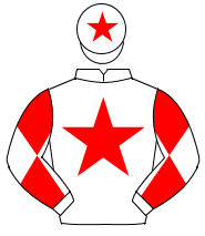 WHITE, red star, diabolo on sleeves, red star on cap                                                                                                  