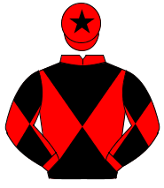 RED & BLACK DIABOLO, black star on cap                                                                                                                