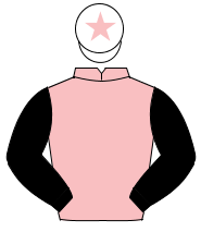 PINK, black sleeves, white cap, pink star                                                                                                             