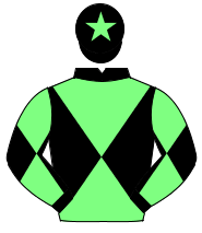 BLACK & LIGHT GREEN DIABOLO, light green star on cap                                                                                                  