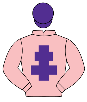PINK, purple cross of lorraine, purple cap                                                                                                            
