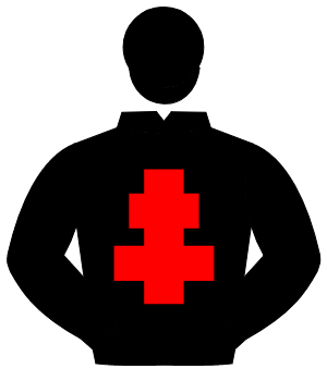 BLACK, red cross of lorraine, black cap                                                                                                               