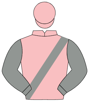PINK, grey sash & sleeves, pink cap                                                                                                                   