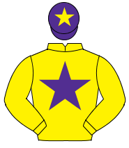 YELLOW, purple star, purple cap, yellow star                                                                                                          