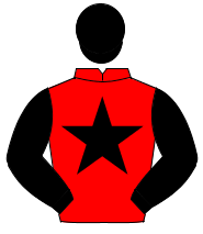 RED, black star, sleeves & cap                                                                                                                        