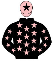 BLACK, pink stars, pink cap, black star                                                                                                               